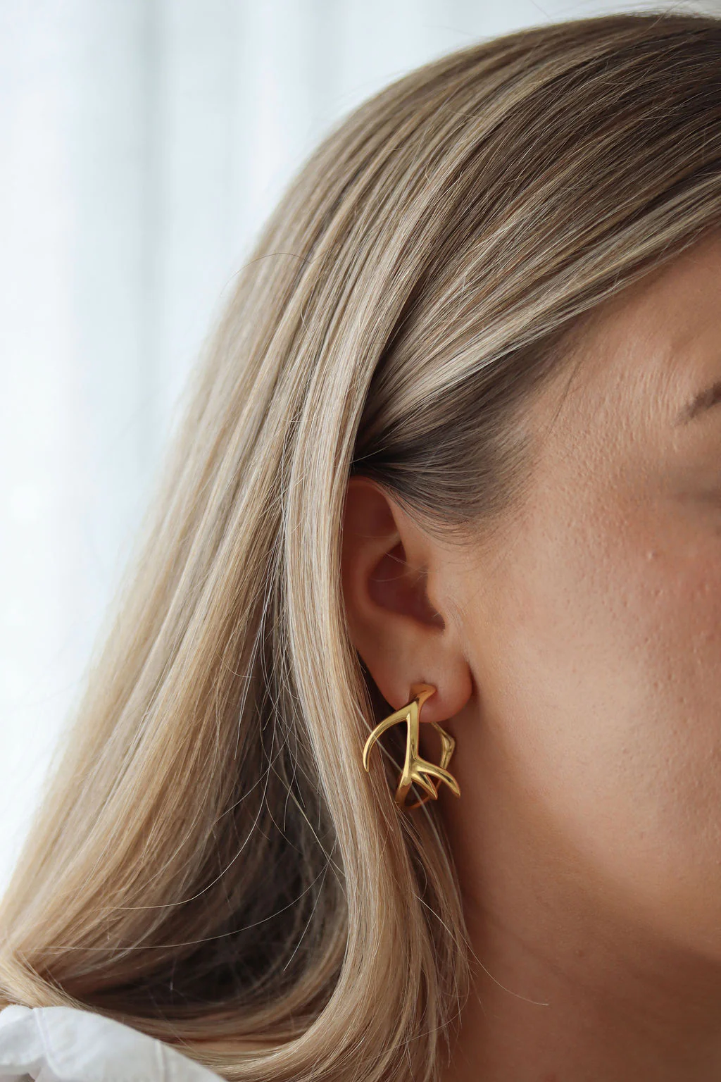 Antler Hoop Earrings - Image 6