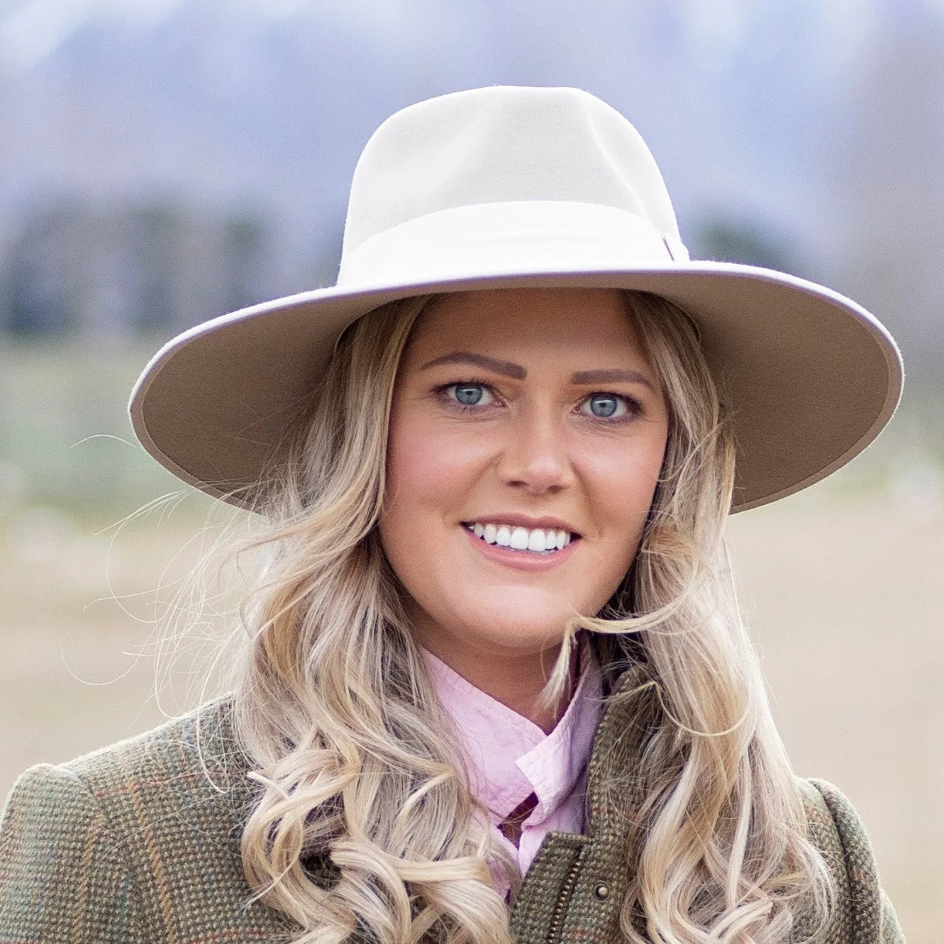 Canterbury Cream / Wide brim Fedora Hat - Image 5