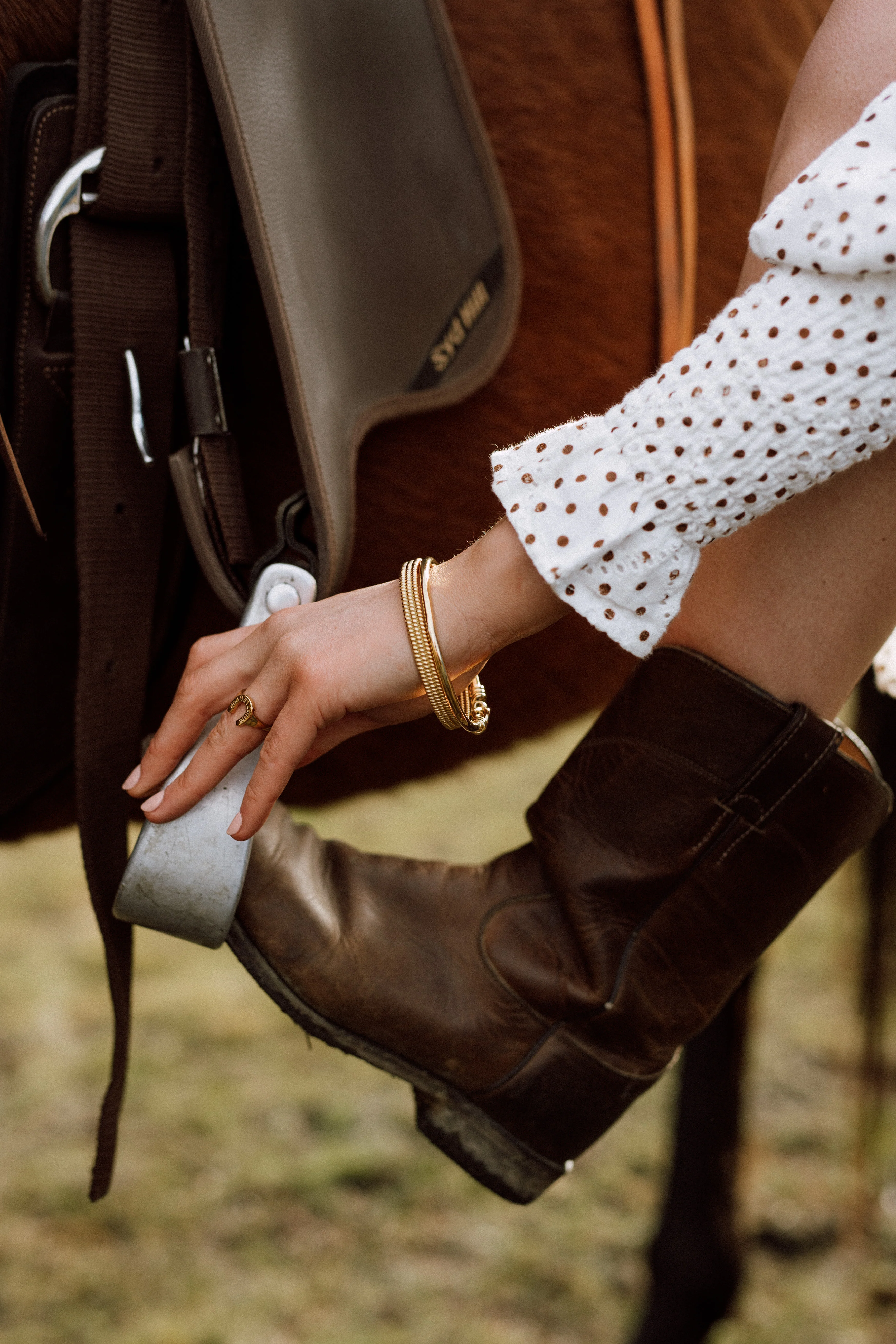Trailblazer Trusty steed horseshoe Ring - Image 7