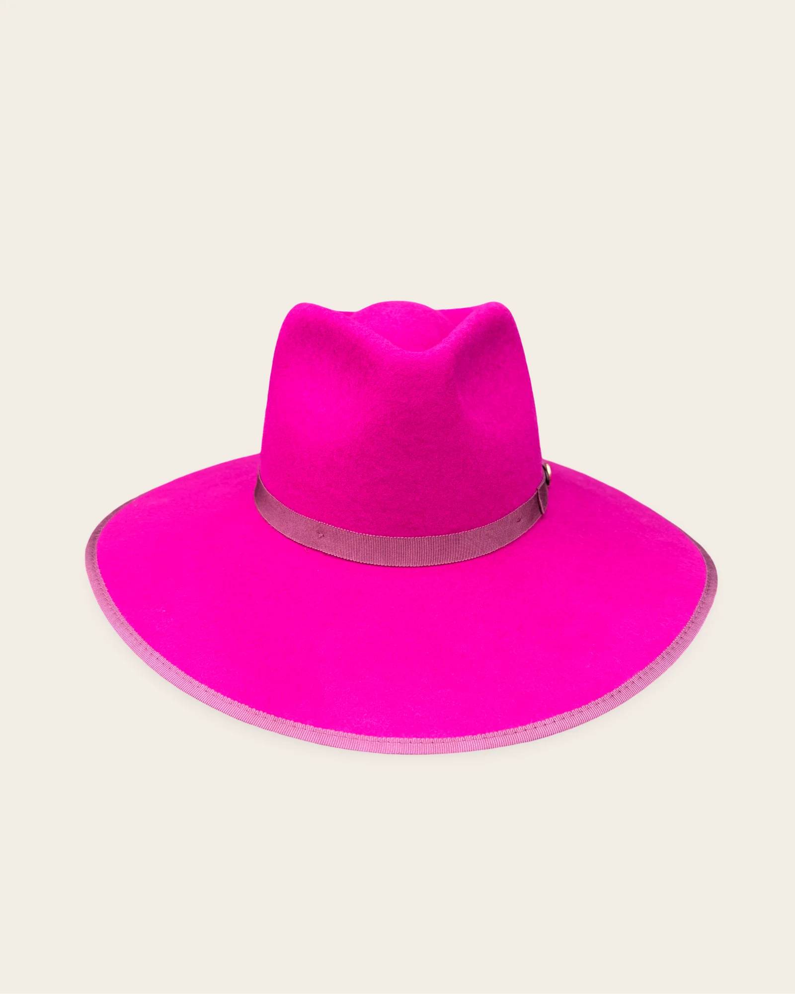 Canterbury Peony Pink / Wide brim Fedora Hat - Image 3