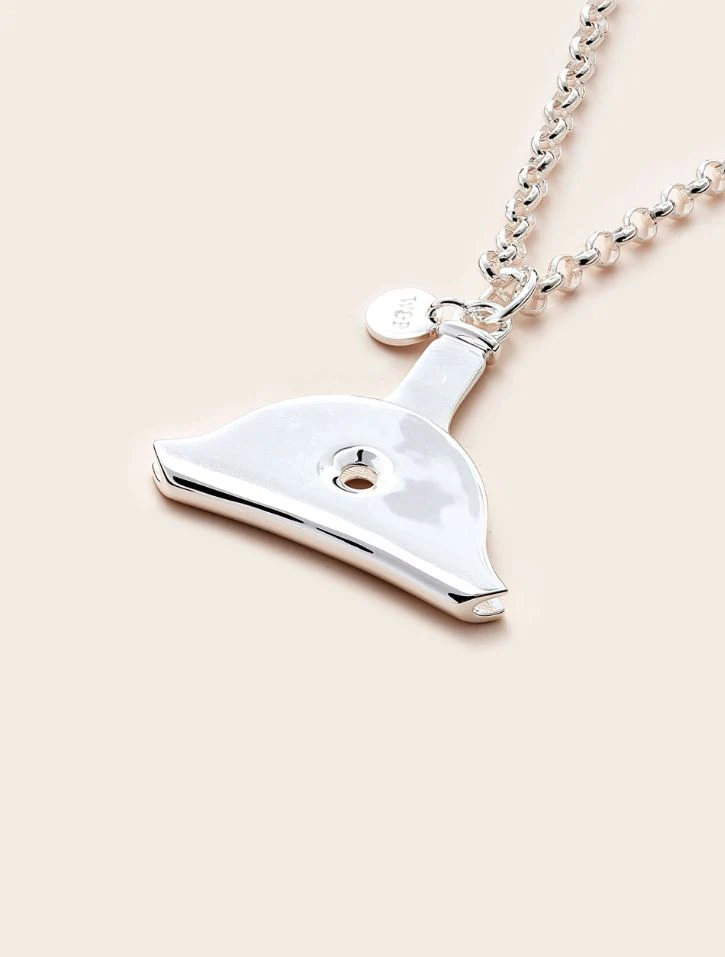 High Country Large Shepherd Whistle Necklace - 4.5mm Rolo chain - Image 3