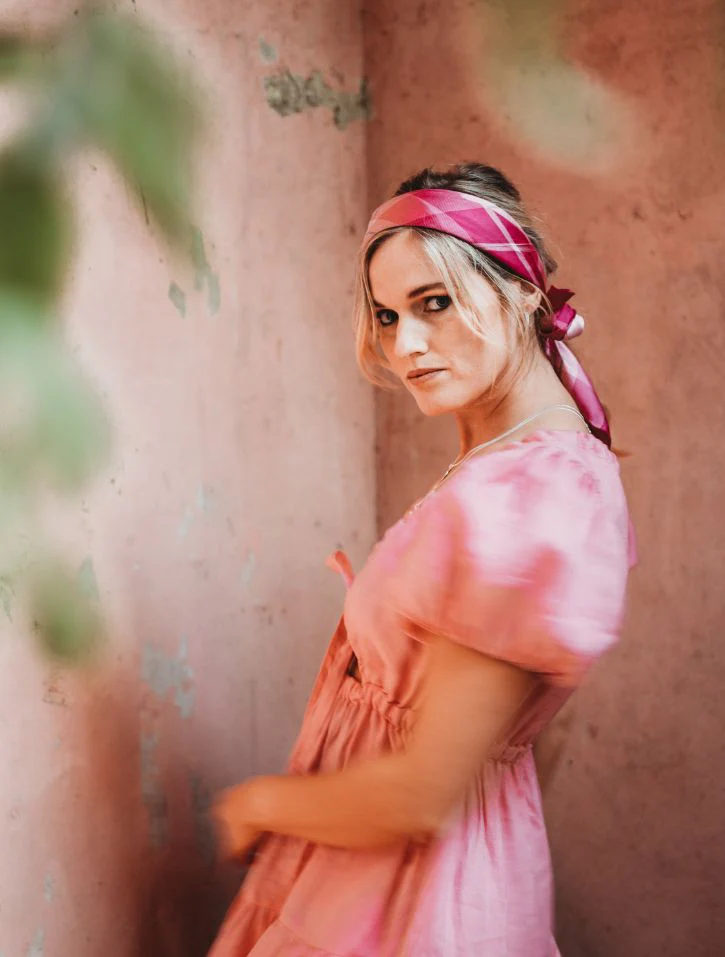 Tickled pink Silk scarf - Image 4