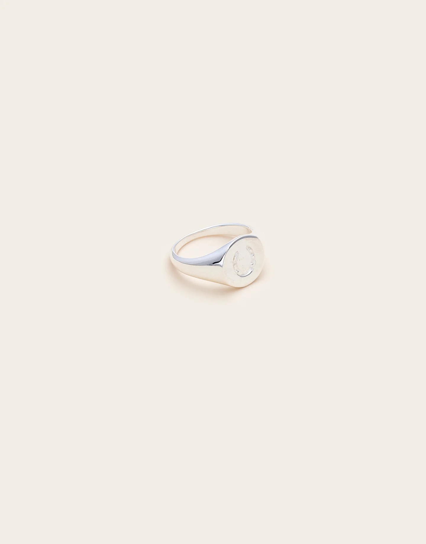 Trailblazer Trusty steed horseshoe Signet Ring - Image 4